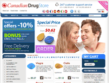 Tablet Screenshot of canadianonlinedrugs.com